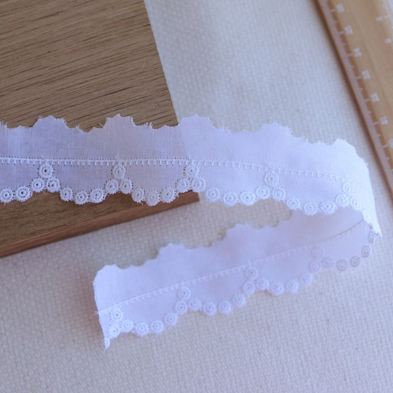 copy of Galon coton broderie écru52mm x1m