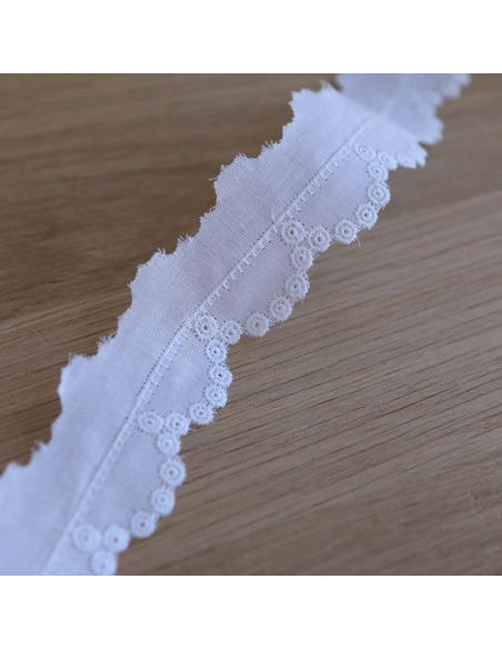 copy of Galon coton broderie écru52mm x1m