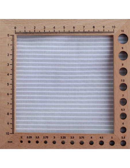 Coton gaufré mélangé à rayures blanc et gris perle