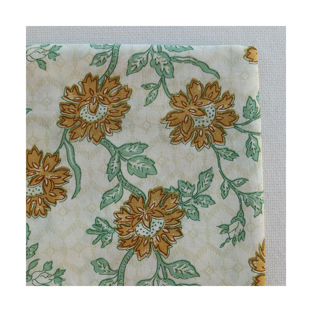 Jivan - Tissu indien coton hand block traditionnel Jivan - Tissu indien coton hand block traditionnel