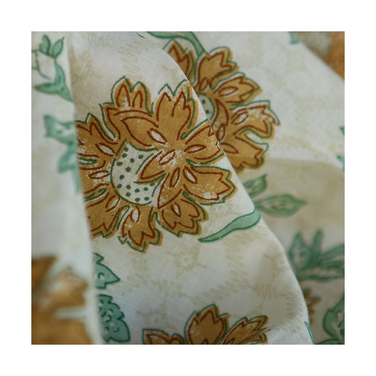Jivan - Tissu indien coton hand block traditionnel Jivan - Tissu indien coton hand block traditionnel