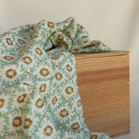 Jivan B - Tissu indien coton hand block traditionnel Jivan B - Tissu indien coton hand block traditionnel