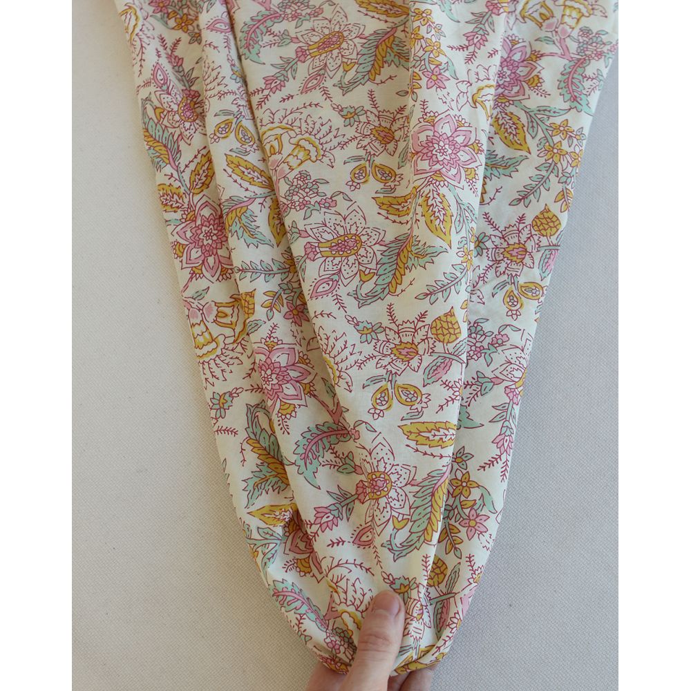 Naveen - Tissu indien coton hand block traditionnel