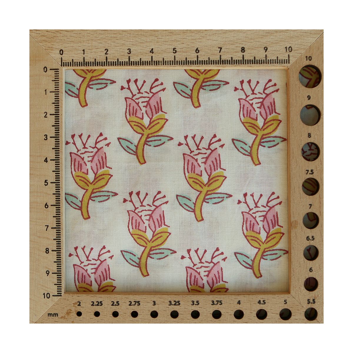 Naveen B - Tissu indien coton hand block traditionnel Naveen B - Tissu indien coton hand block traditionnel