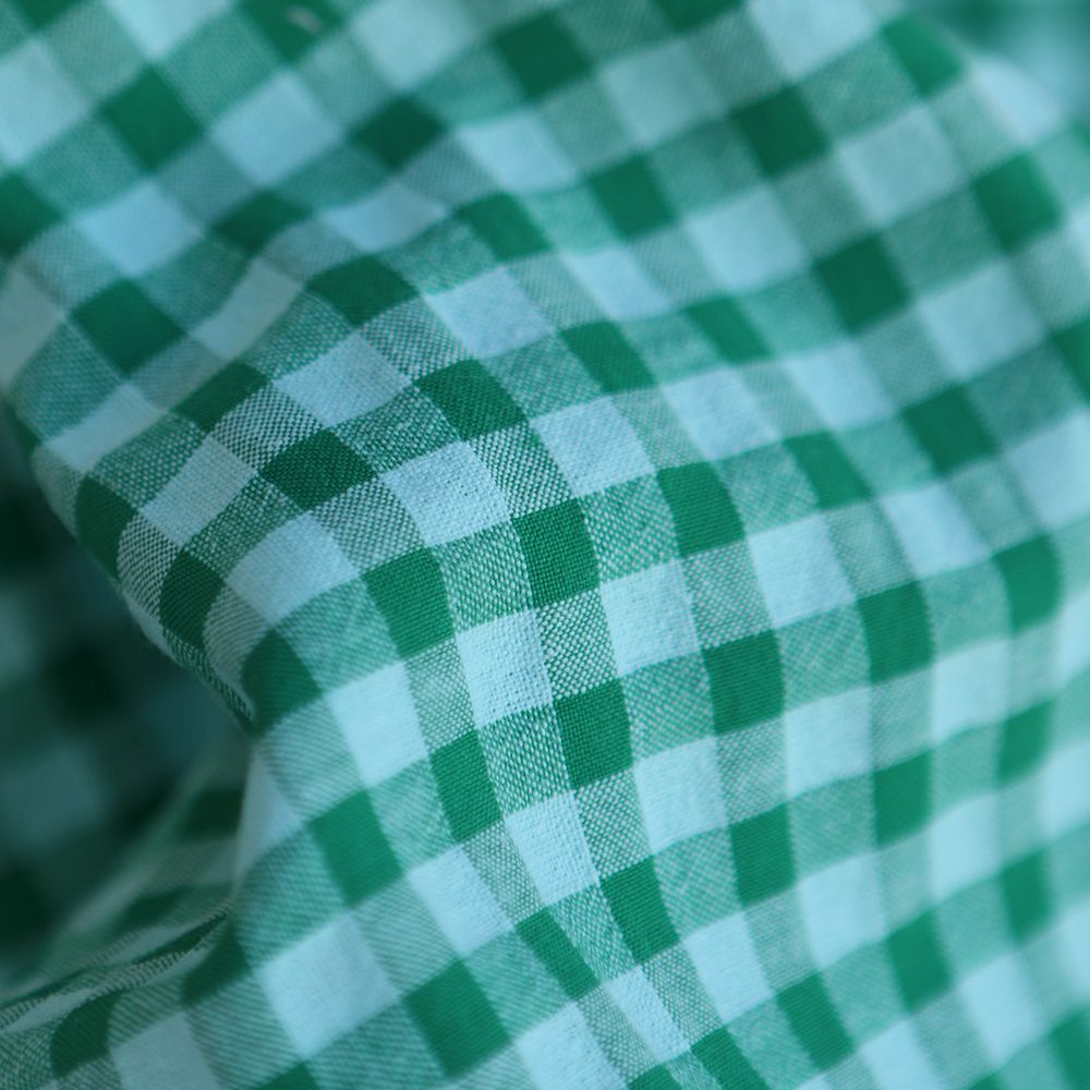 Seersucker / Coton gaufré vichy 6mm diabolo menthe
