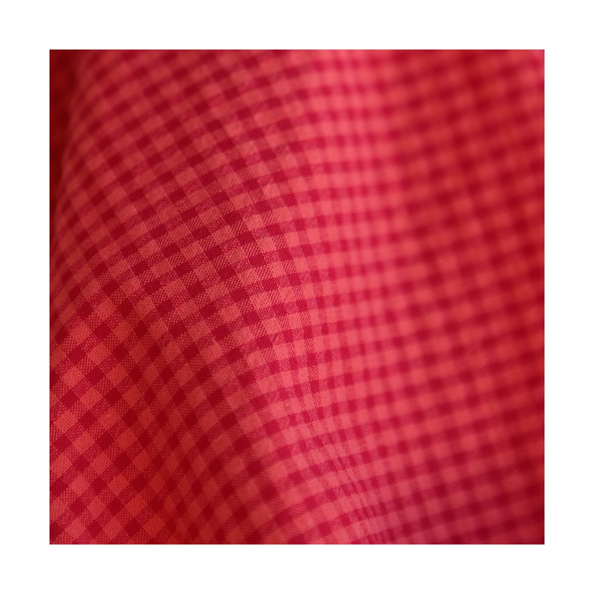 Seersucker / Coton gaufré vichy mini 3mm pastèque Seersucker / Coton gaufré vichy mini 3mm pastèque