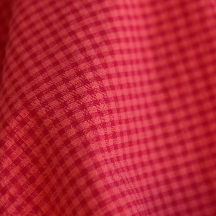 Seersucker / Coton gaufré vichy mini 3mm pastèque