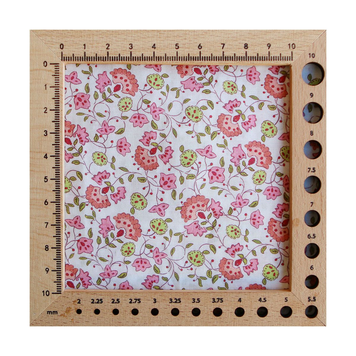 Valentine - Batiste de coton SILKYNE à imprimé fleuri lime rose Valentine - Batiste de coton SILKYNE à imprimé fleuri lime rose
