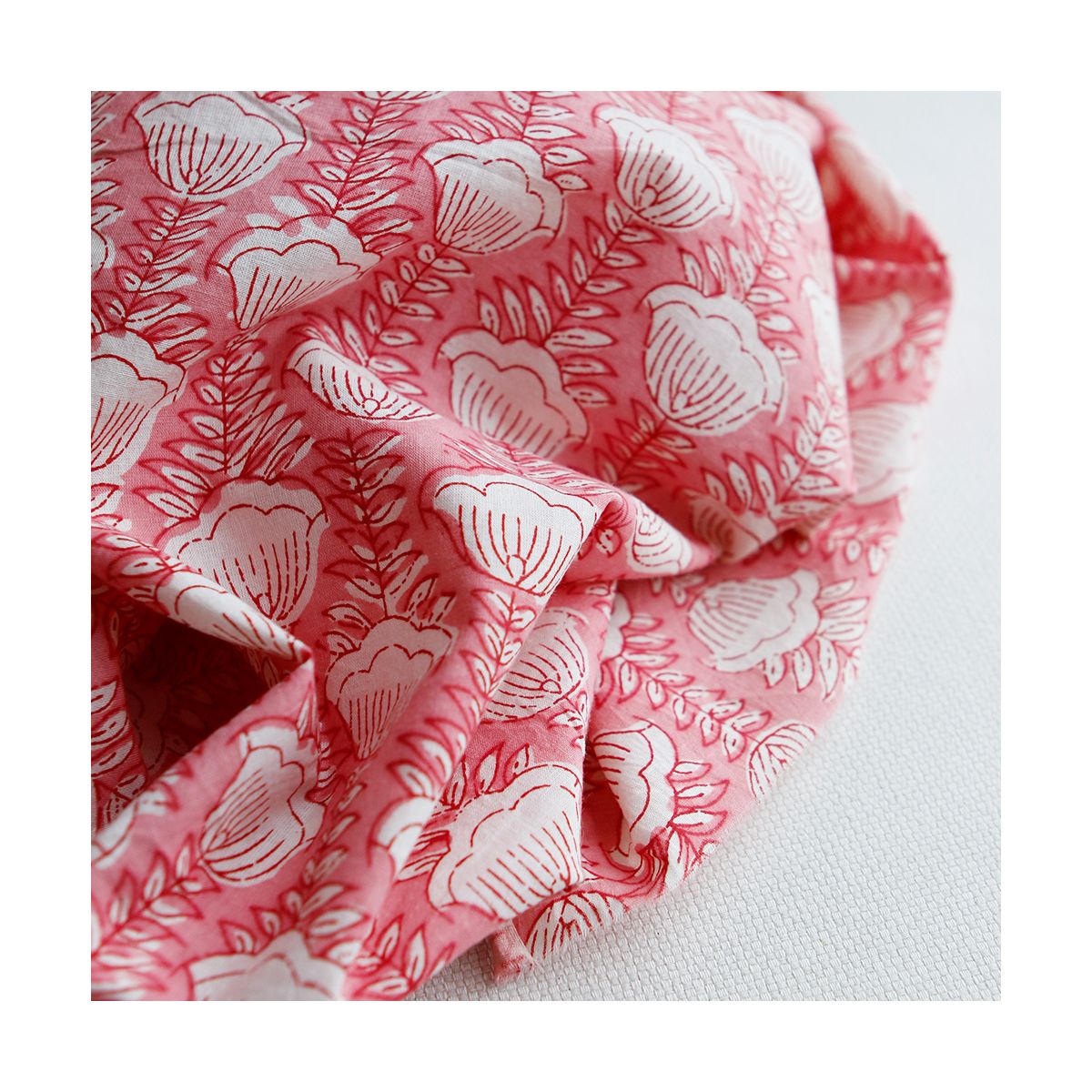 Coton Indien Traditionnel - Impression Hand Block Coton Indien Traditionnel - Impression Hand Block