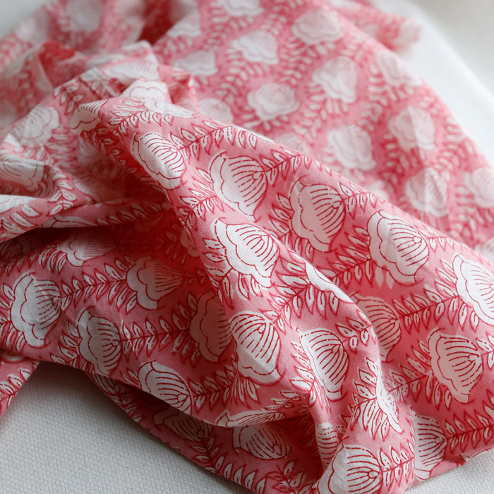 Coton Indien Traditionnel - Impression Hand Block