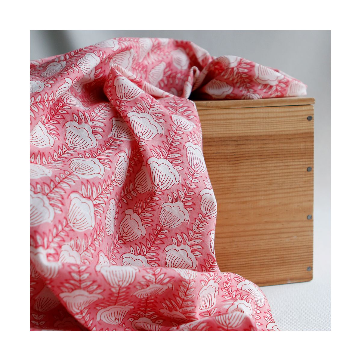 Coton Indien Traditionnel - Impression Hand Block Coton Indien Traditionnel - Impression Hand Block