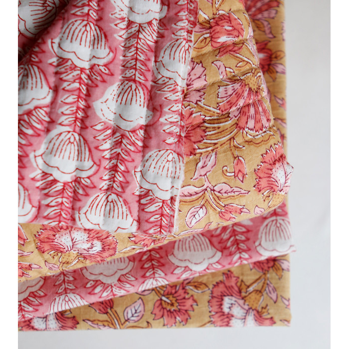 Coton Indien Traditionnel - Impression Hand Block