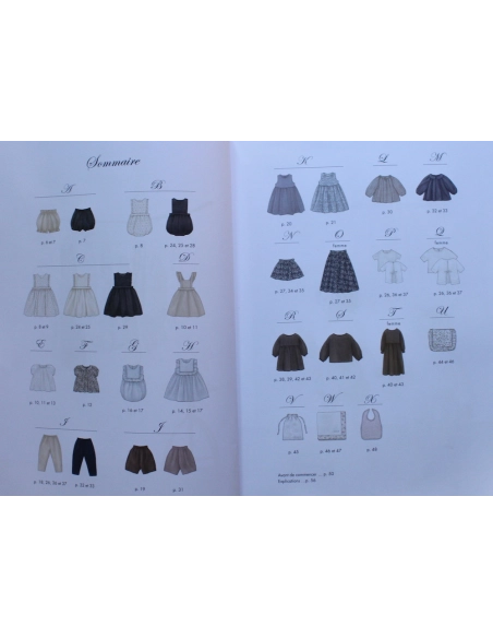 Livre Patrons de couture adorables vêtements pour enfants 