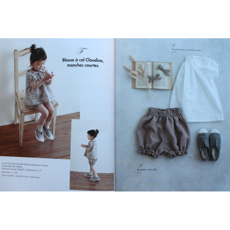 Livre Patrons de couture adorables vêtements pour enfants 
