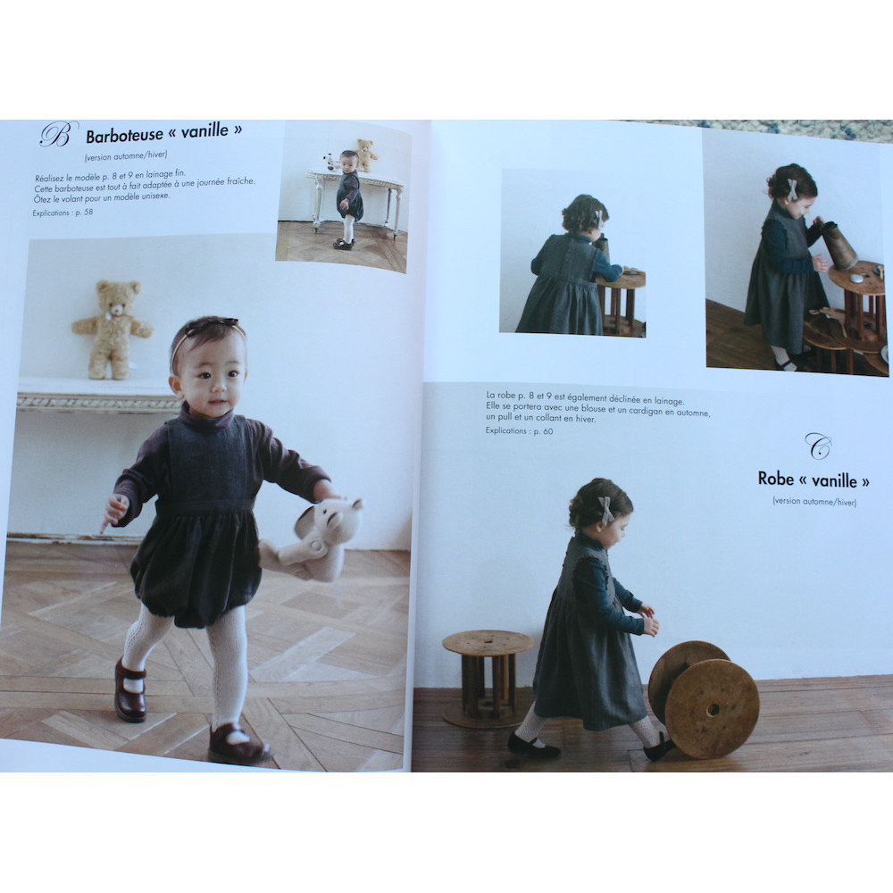Livre Patrons de couture adorables vêtements pour enfants 