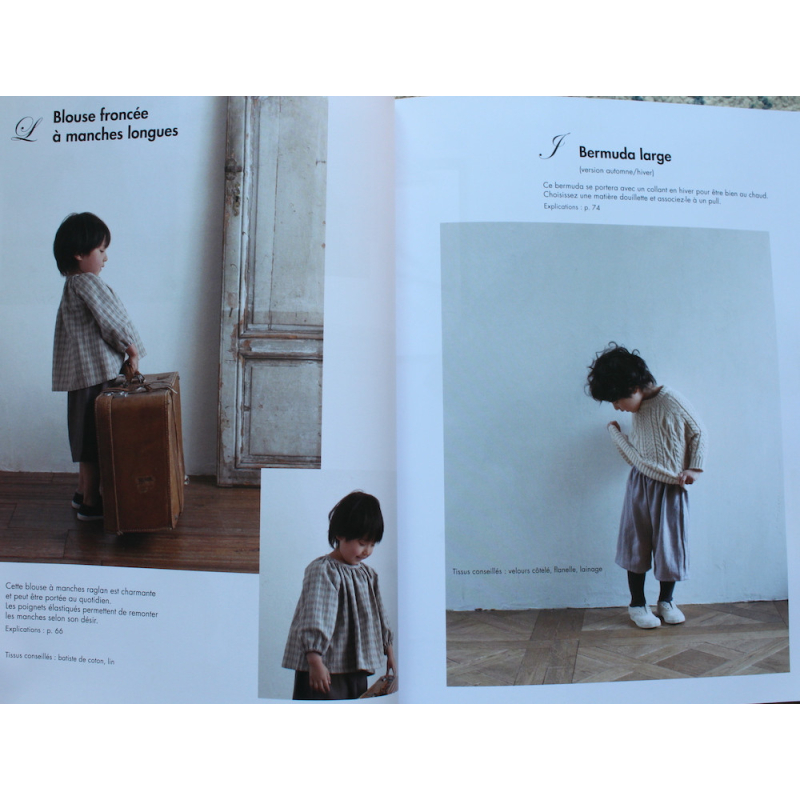 Livre Patrons de couture adorables vêtements pour enfants 