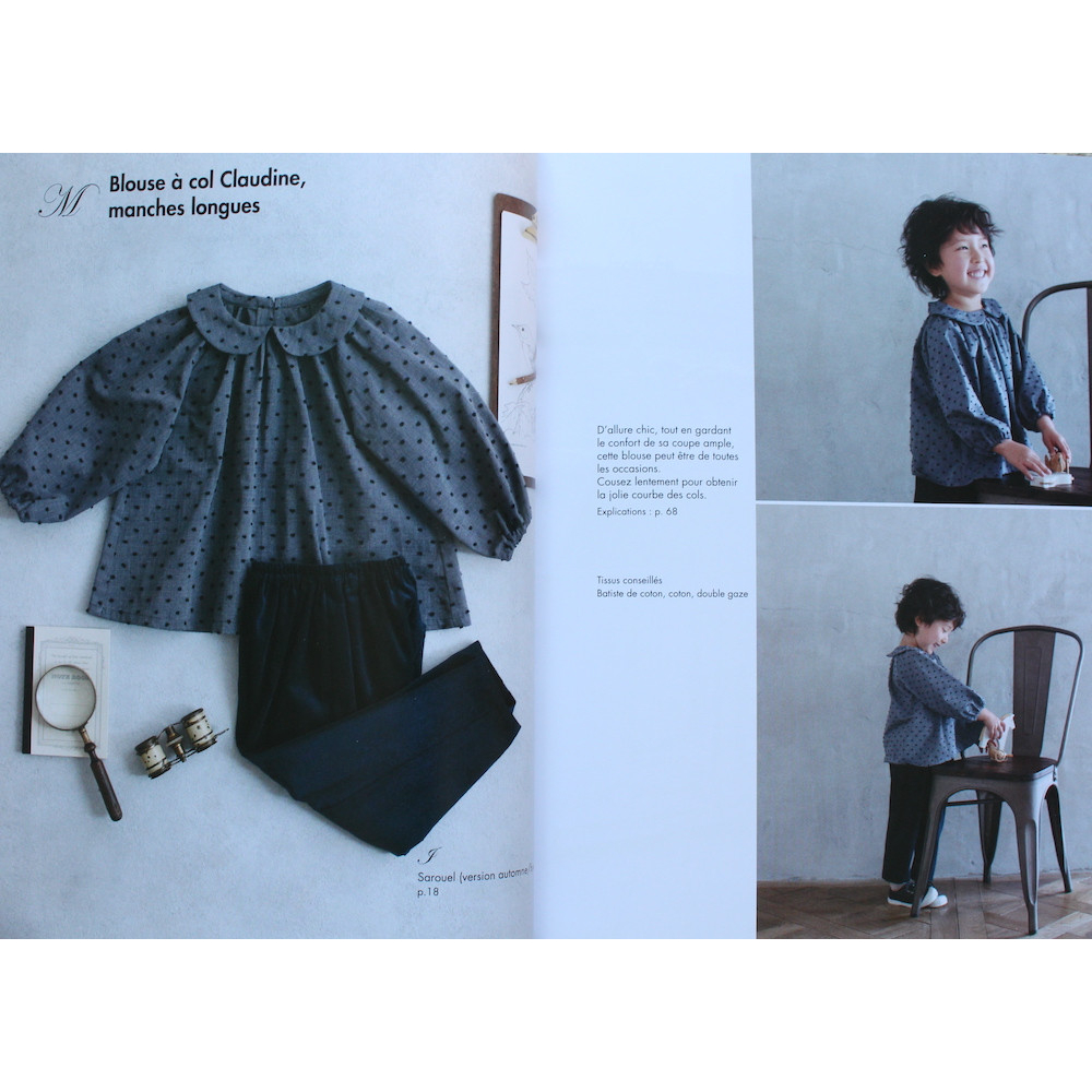 Livre Patrons de couture adorables vêtements pour enfants 