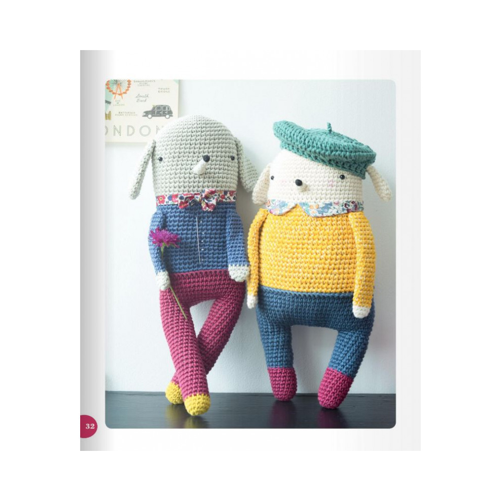 Livre patron au crochet doudous Eleonore & Maurice