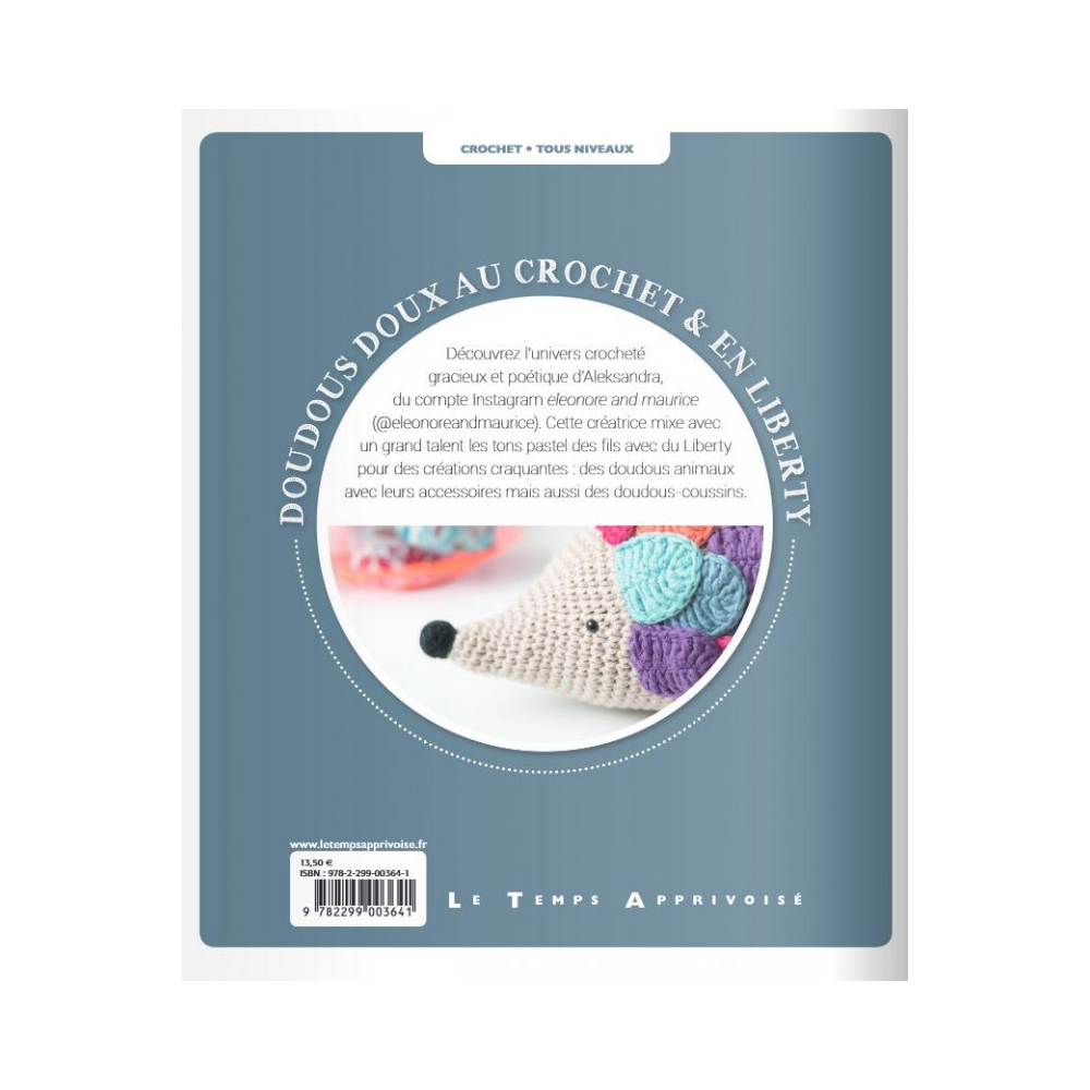 Livre patron au crochet doudous Eleonore & Maurice