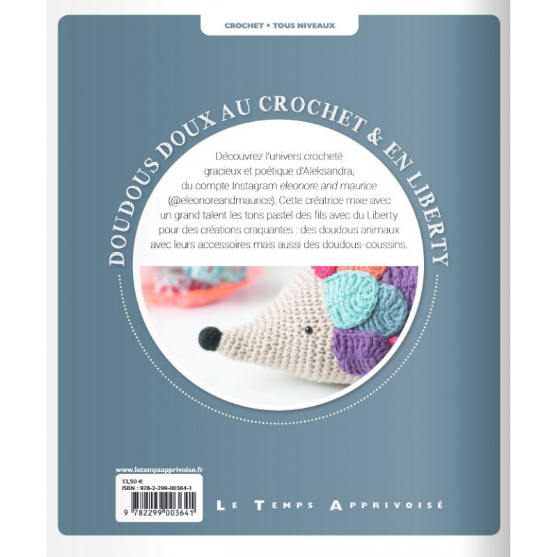 Livre patron au crochet doudous Eleonore & Maurice