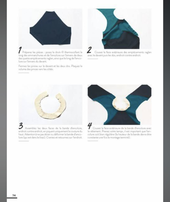 Livre patrons de couture femme 4 créatrices 8 robes 