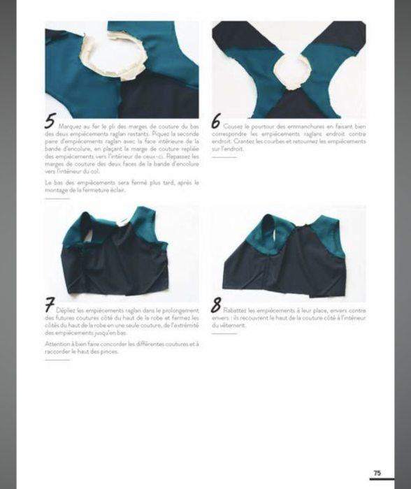 Livre patrons de couture femme 4 créatrices 8 robes 