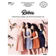 Livre patrons de couture femme 4 créatrices 8 robes 