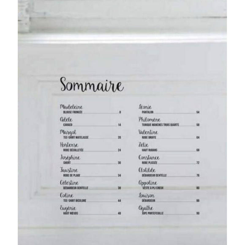 Livre Patrons de couture femme: mes basiques à coudre Isabelle Leloup Marie-claire