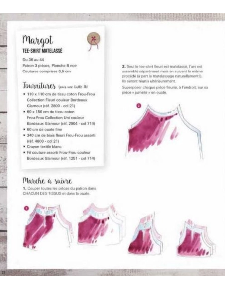 Livre Patrons de couture femme: mes basiques à coudre Isabelle Leloup Marie-claire