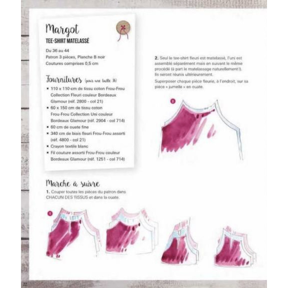 Livre Patrons de couture femme: mes basiques à coudre Isabelle Leloup Marie-claire