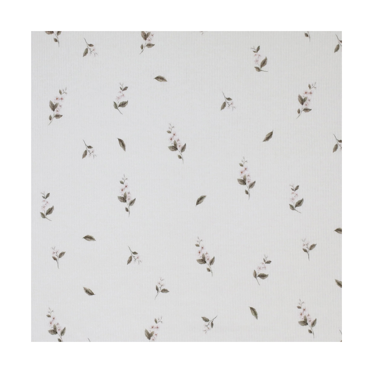 Jersey coton côtes fines à motif fleurs romantiques Jersey coton côtes fines à motif fleurs romantiques