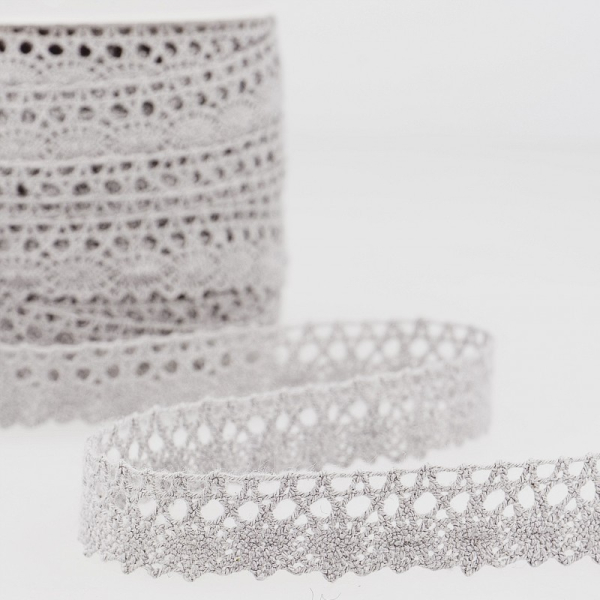 Galon coton crochet 15mm x 1M Coloris au choix 2