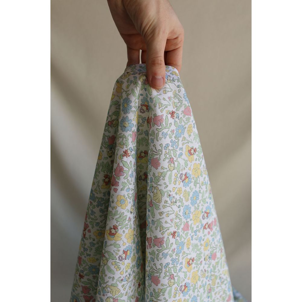 Clochette - Popeline douce coton fleuri et fées