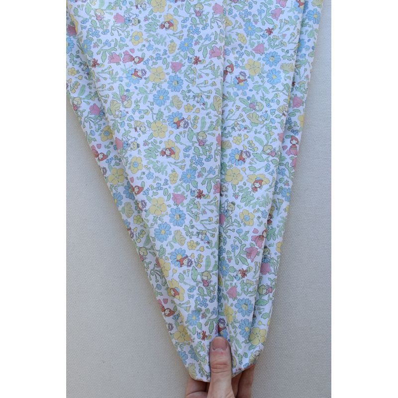 Clochette - Popeline douce coton fleuri et fées