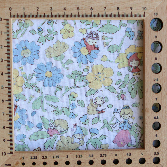 Clochette - Popeline douce coton fleuri et fées