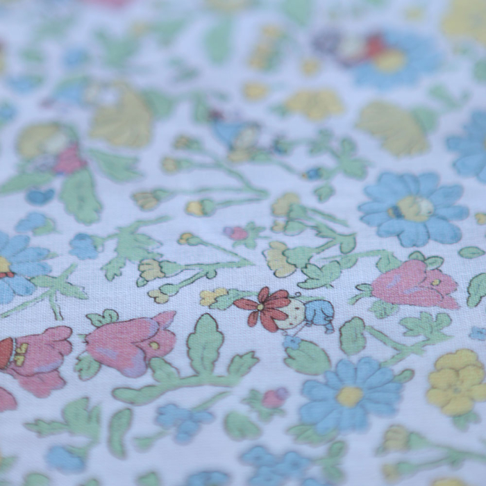 Clochette - Popeline douce coton fleuri et fées