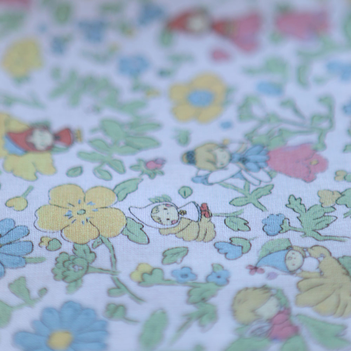 Clochette - Popeline douce coton fleuri et fées
