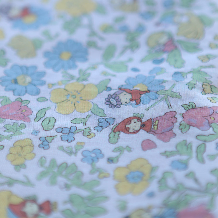 Clochette - Popeline douce coton fleuri et fées