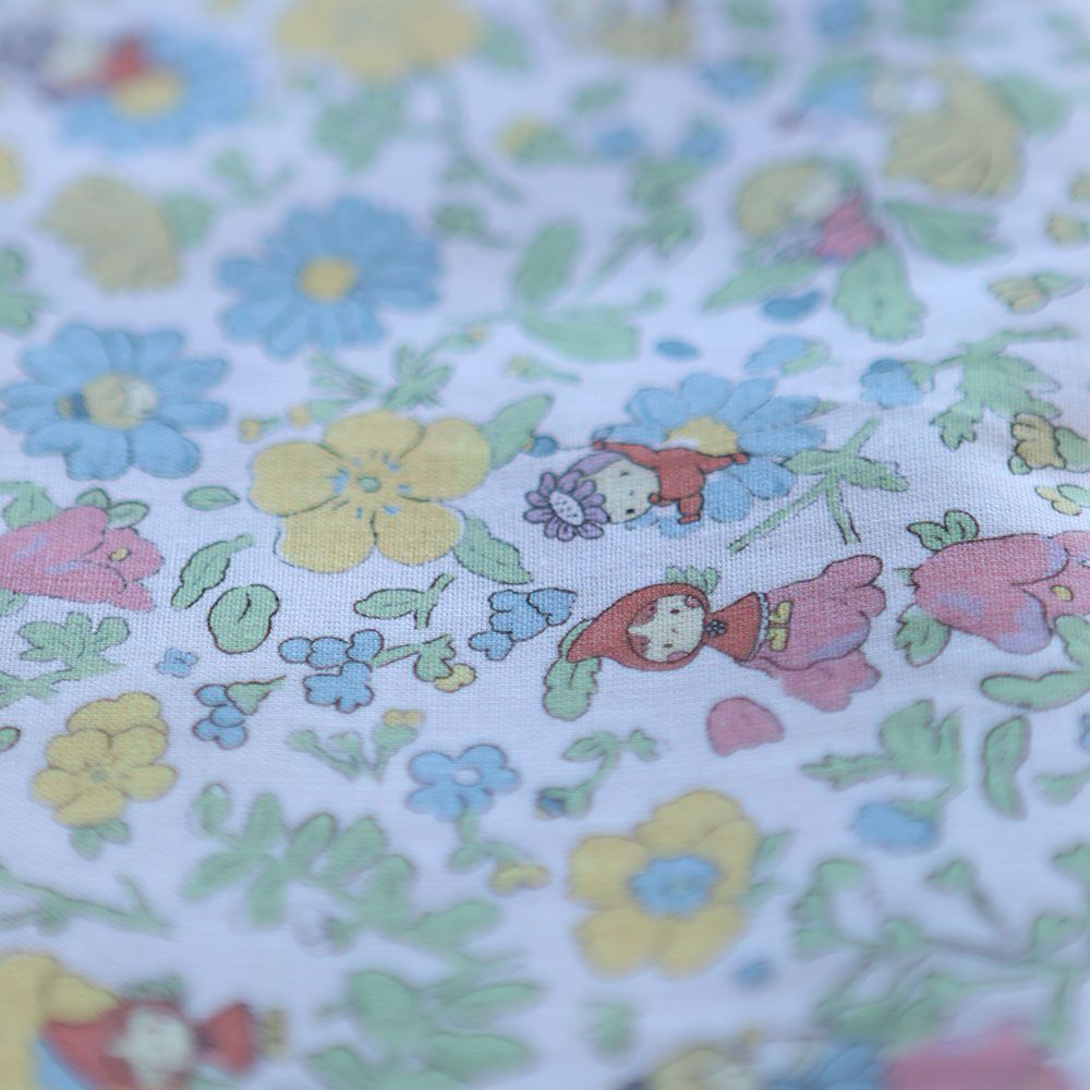 Clochette - Popeline douce coton fleuri et fées
