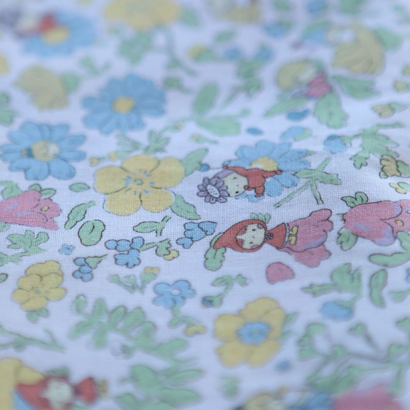 Clochette - Popeline douce coton fleuri et fées