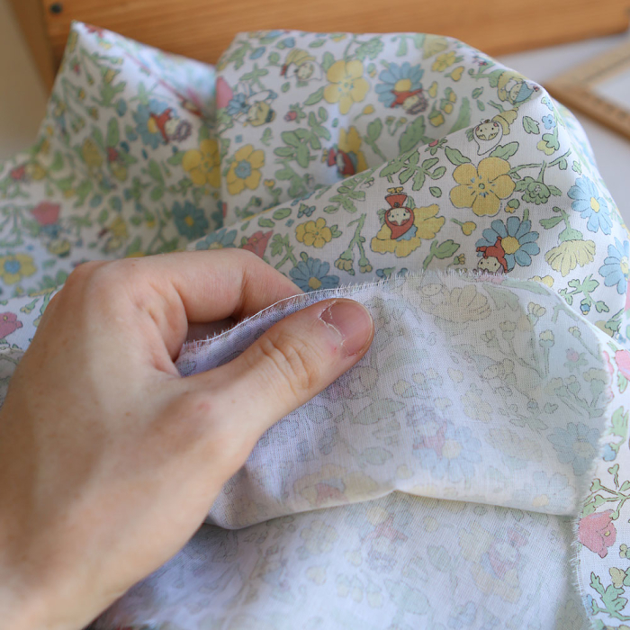 Clochette - Popeline douce coton fleuri et fées