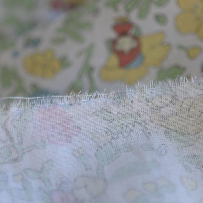 Clochette - Popeline douce coton fleuri et fées