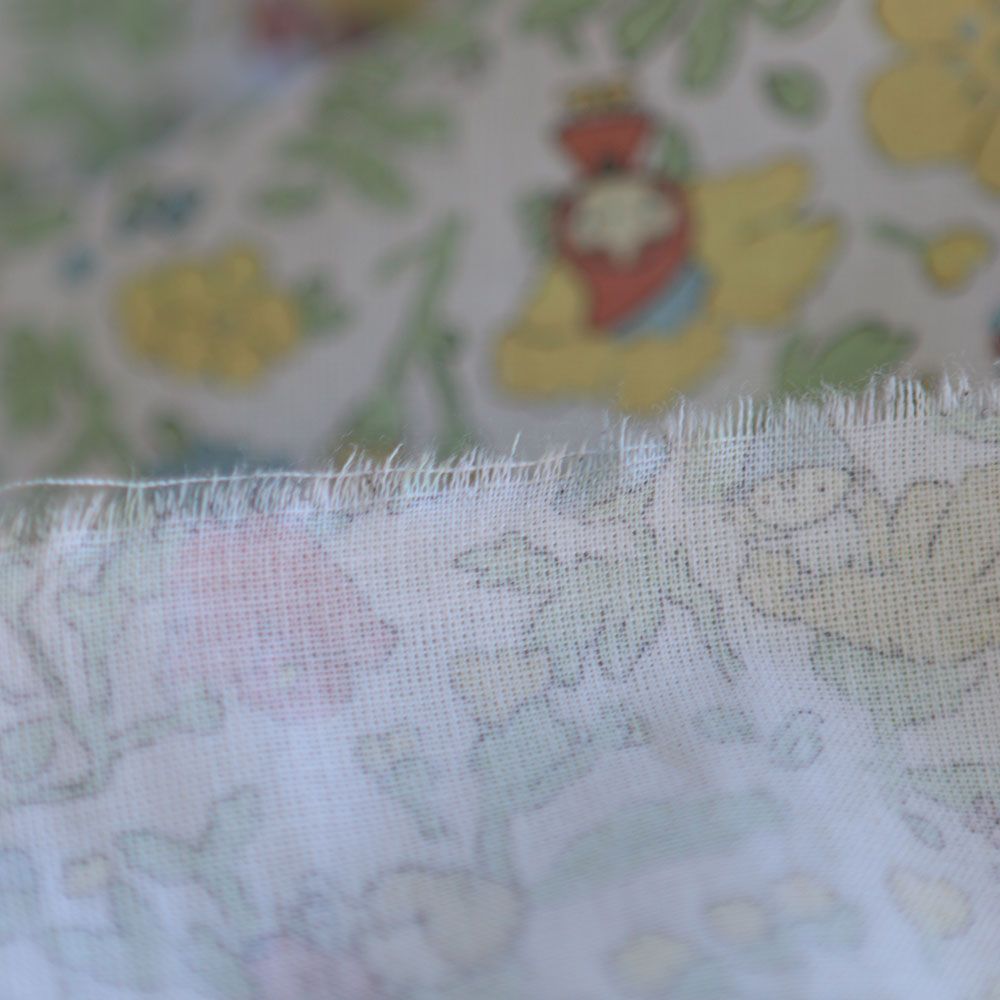 Clochette - Popeline douce coton fleuri et fées