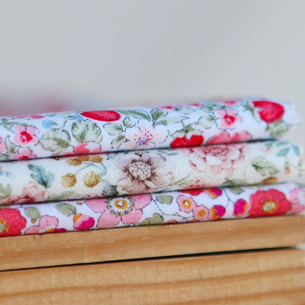 Lola - Coton mélangé viscose imprimé fleuri