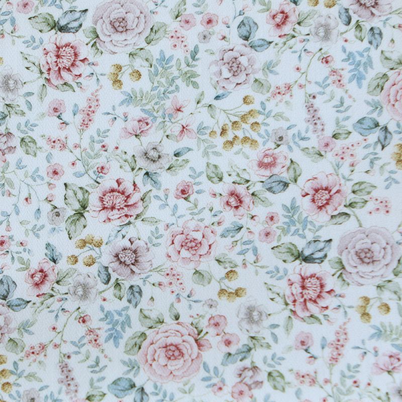 Lola - Coton mélangé viscose imprimé fleuri