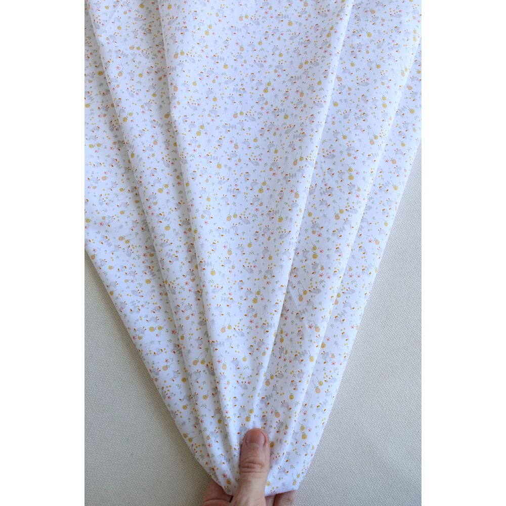 Otis - Popeline de coton BIO imprimé petits canards