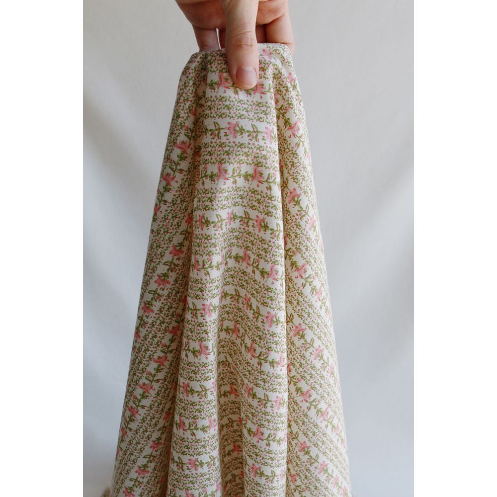 copy of Karishma C - Tissu indien en coton imprimé main Hand Block Artisanal