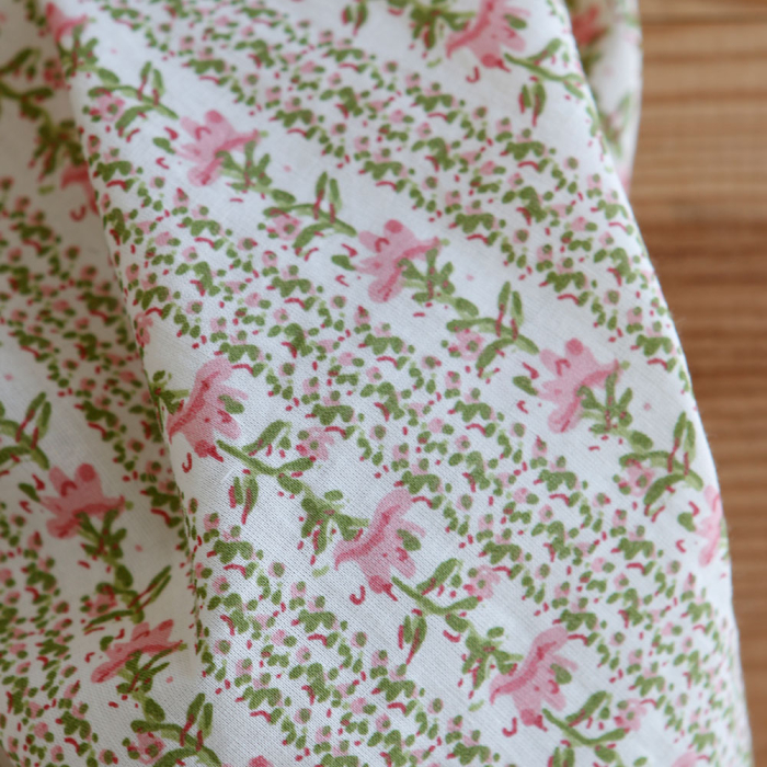 copy of Karishma C - Tissu indien en coton imprimé main Hand Block Artisanal