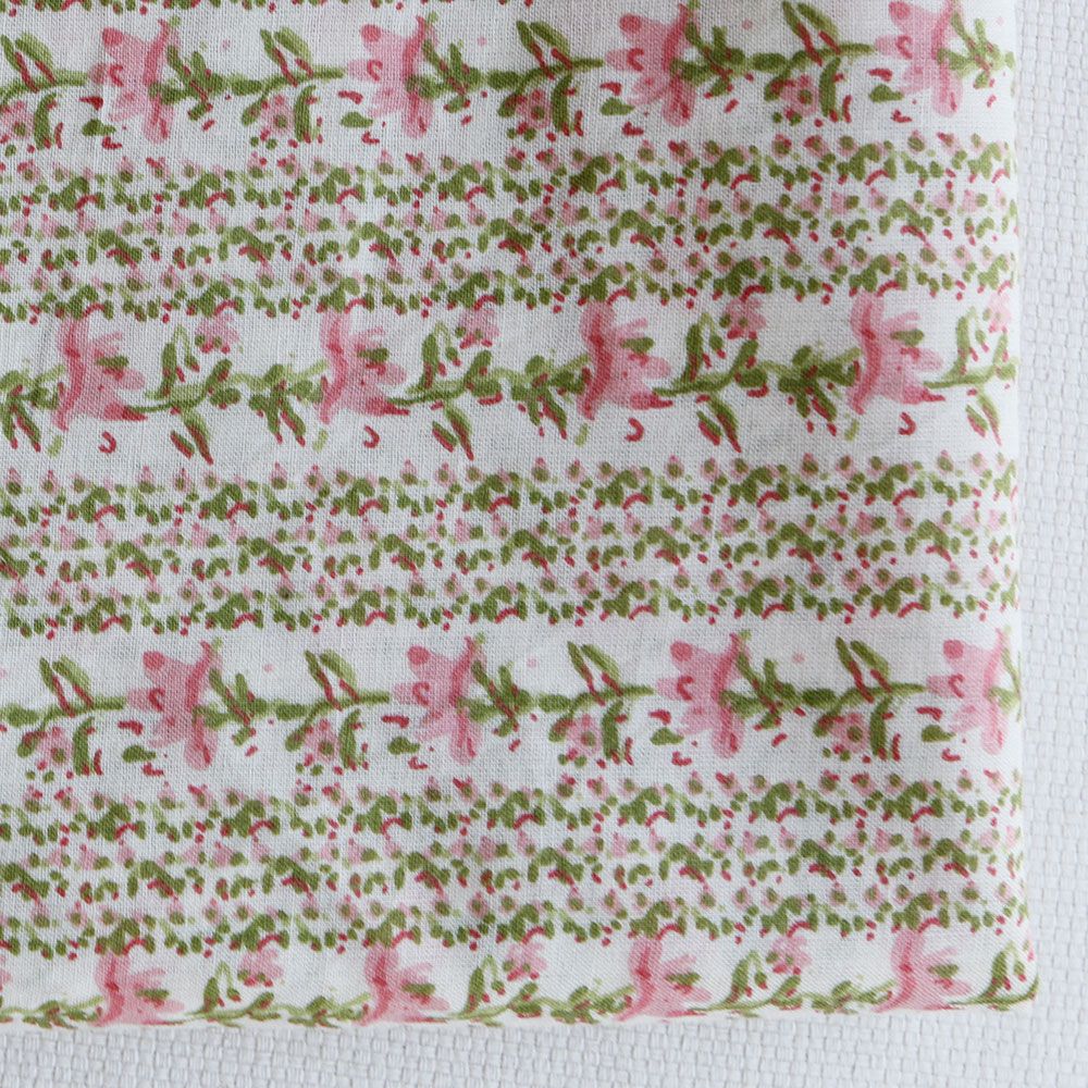 copy of Karishma C - Tissu indien en coton imprimé main Hand Block Artisanal