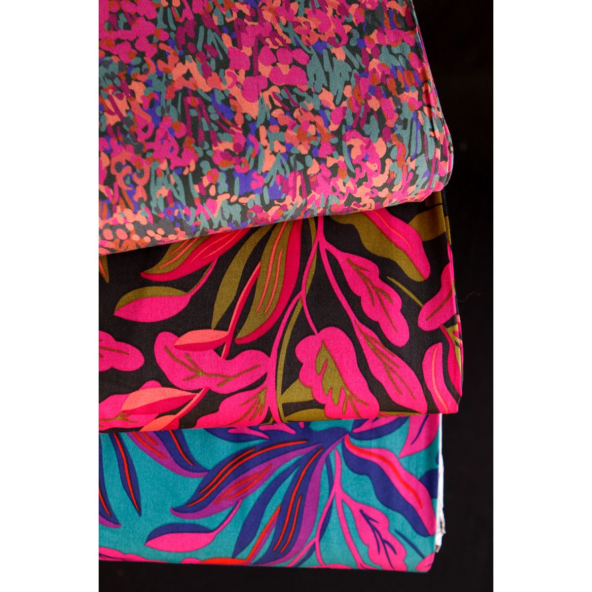 Aline - Viscose Ecovero Nerida Hansen imprimé abstrait coloré Aline - Viscose Ecovero Nerida Hansen imprimé abstrait coloré